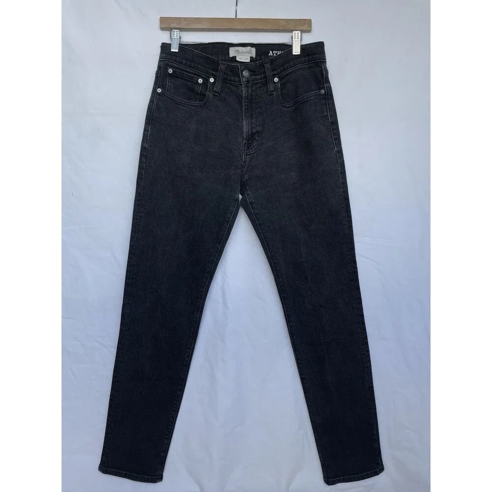 Madewell Athletic Slim Men’s W31 L32 Faded Black Denim Jeans